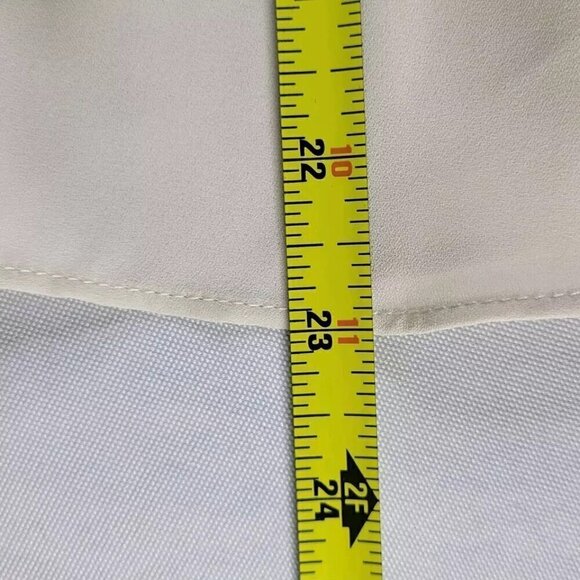 Anthropologie Cartonnier Blazer Size XS Knit Chiffon Ruffle Pockets Speckled - Picture 10 of 13